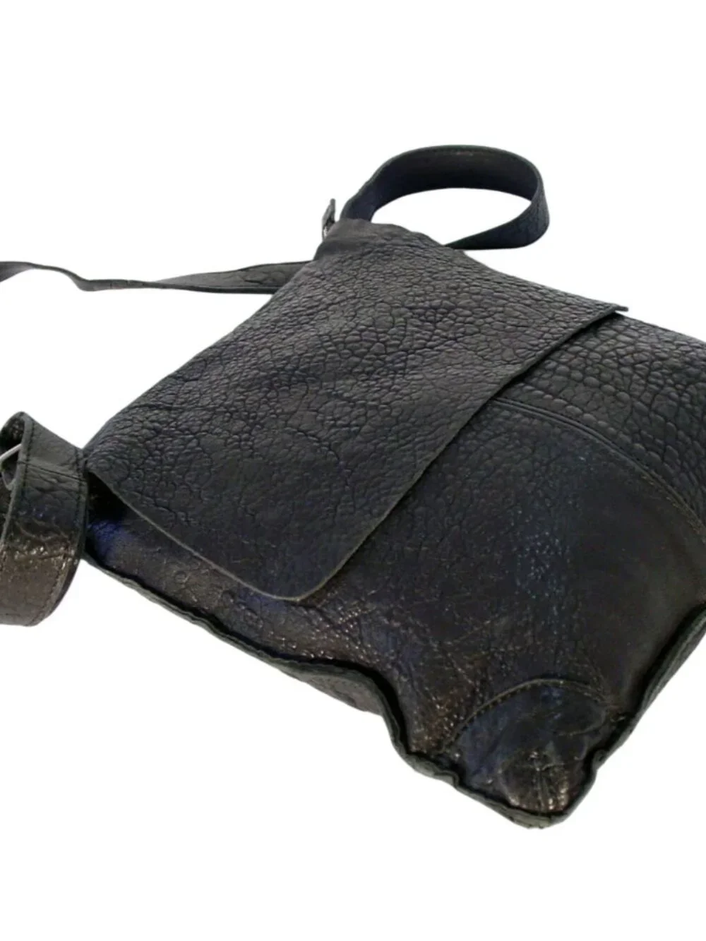 MAXON COLLECTION $249 Texas Nappa Leather Messenger Crossbody Bag -Made in ITALY - Picture 4 of 9